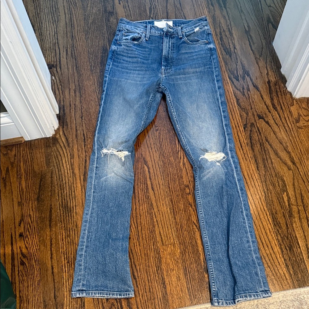 MOTHER Women's Straight Leg Jeans - Blue